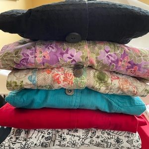 Lot of 6 - Christopher & Banks jackets - sz M